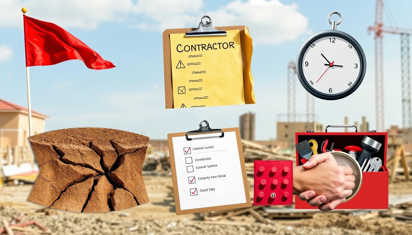 Red flags when hiring a contractor