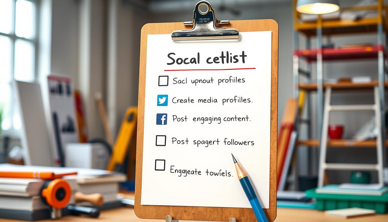 Social media marketing checklist for contractors